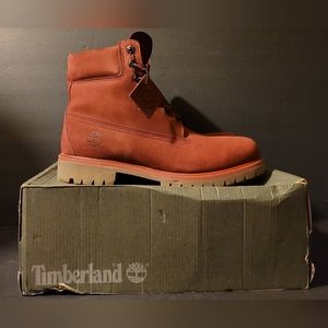 Timberland Men's 6 inch Premium Waterproof TB0A1QYG M49 Pomegranate SZ 10 (M)